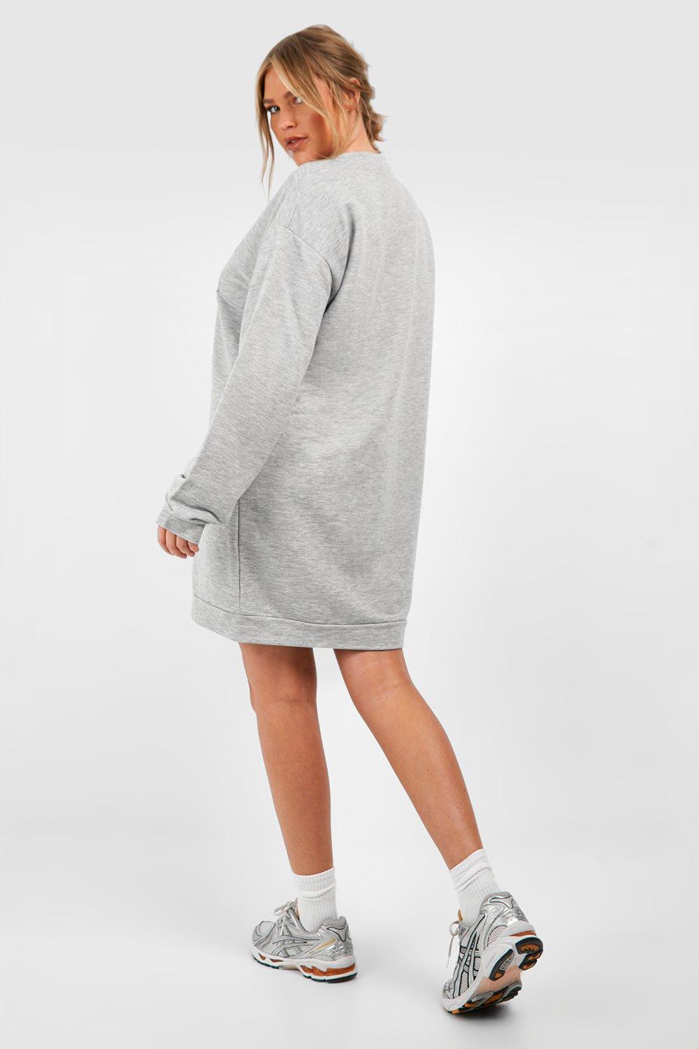 Boohoo sweat outlet dress